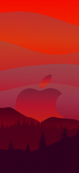 Red Apple iPhone Wallpaper