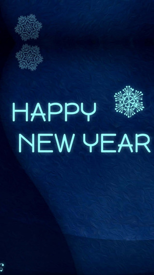 Happy New Year iPhone Wallpaper