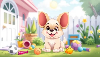 Cartoon Puppy Wallpaper