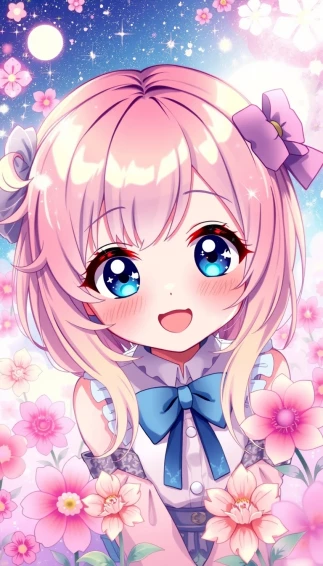Cute Anime Girls Wallpaper