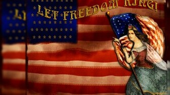 Patriotic Background Wallpaper Vintage