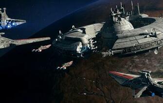 Wallpaper Space Planet Starships Shooter Ea Dice Star Wars