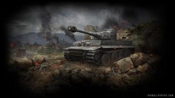 Tiger Tank Wallpaper For iPhone On