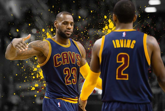 Lebron James And Kyrie Irving Both Swat Shots From Jeff
