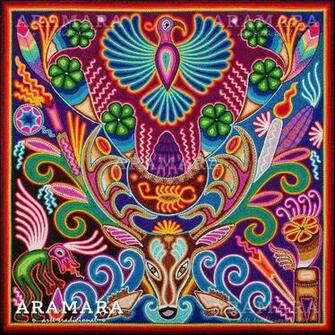 Mexican Wall Art Huichol Print Decor