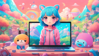 Kawaii Anime Laptop Wallpaper