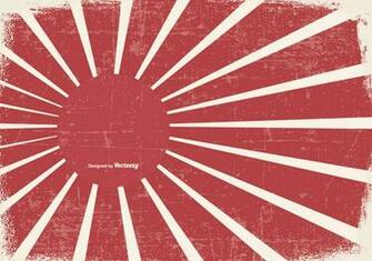 Grunge Kamikaze Style Background Vectors Clipart