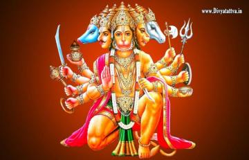 Panchmukhi Hanuman Wallpaper Lord God Ji