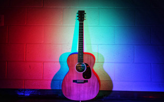 Wallpaper Acoustic Guitar Musical Instrument Music Backlight 4k