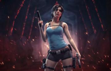 Wallpaper Girl Weapons Tomb Raider Art Square Enix Strap