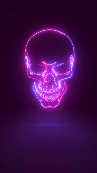 Be Creative With Purple Neon Wallpaper