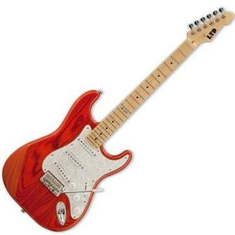 Orange Electric Guitar Ash