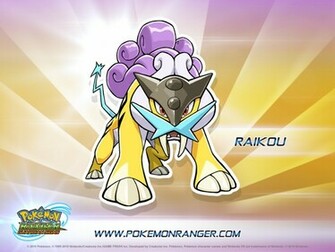 Pok Mon Ranger Guardian Signs Raikou Wallpaper