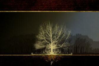 The White Tree Of Gondor Wallpaper Rune By