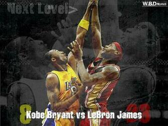 Cool Sports Players Kobe Bryant Vs Lebron James Wallpaper