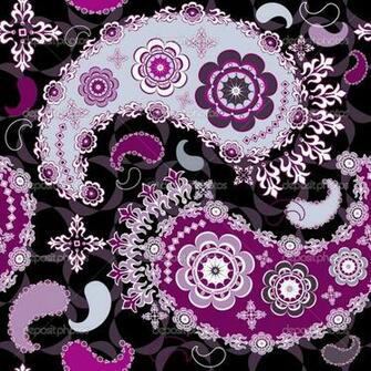Purple Paisley Wallpaper All New