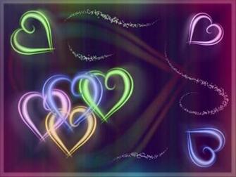 Neon Colors Rock Hearts