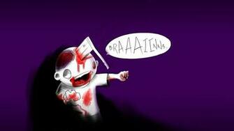 Cute Zombie Wallpaper