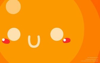 Cute Orange Wallpaper By Haine905