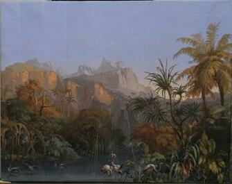 Zuber Wallpaper Panels Les Zones Terrestres At 1stdibs