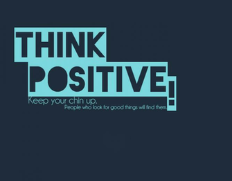 Stay Positive Logo iPhone Wallpaper
