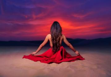 Woman In Red Dress Pictures Image