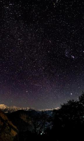 Beautiful Starry Night HD Wallpaper