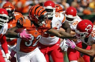 Cincinnati Oh Usa Bengals Running Back Jeremy Hill