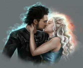 Wallpaper Game Of Thrones Daenerys Targaryen Emilia Clarke Jon Snow