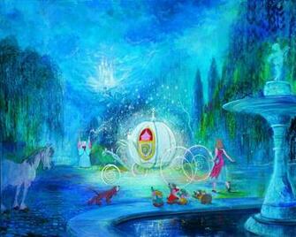 Disney Cinderella S Castle Fountain Fairy Coach