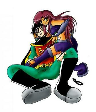 Tt Robine And Starfire By Dawnrie