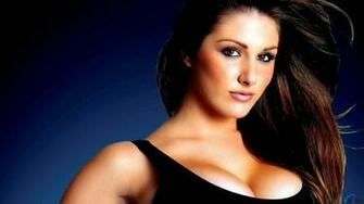 Wallpaper Lucy Pinder Brunette X Widescreen
