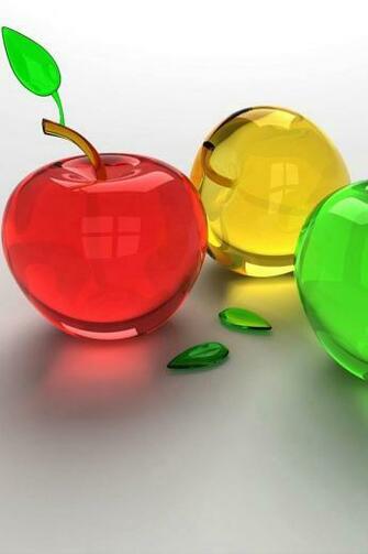 3d Wallpaper Apple Color iPhone