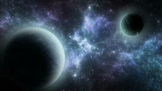 Wallpaper Planets Galaxies Stars Light Flash 4k
