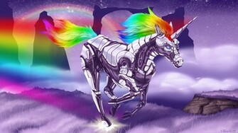 Unicorns Image Robot Unicorn Wallpaper HD And Background
