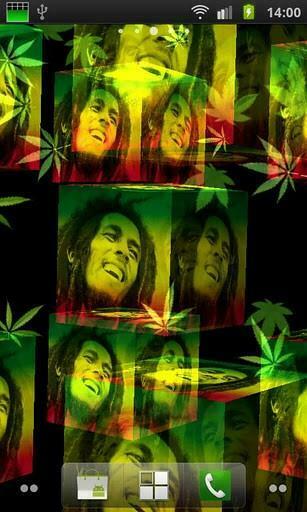 Bigger Bob Marley Live Wallpaper For Android Screenshot