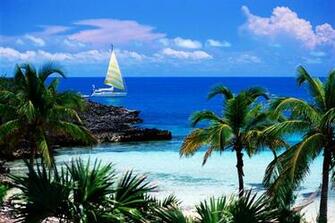 Caribbean Scenes Wallpaper Eleuthera Point Harbour