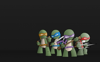 Cute Cartoon Image Tmnt Wallpaper Taken From Comics And Movie