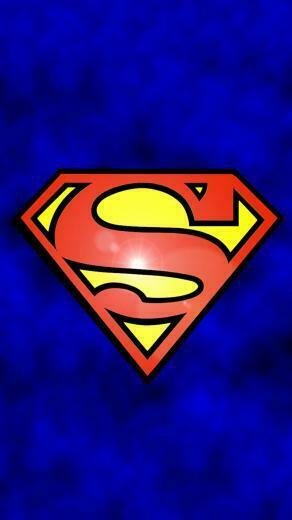 Funny Superman Logo iPhone Wallpaper