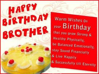 Happy BirtHDay Brother HD Beautiful Desktop Wallpaper