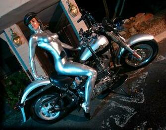 Silver Body Painting HD Image Of