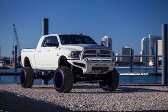 Dodge Ram White Cars Pickup Truck Adv1 Wheels Wallpaper