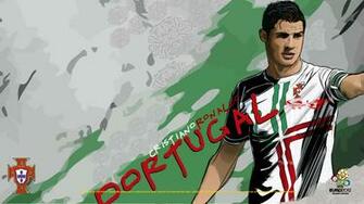 Cristiano Ronaldo Cartoon Portugal Euro