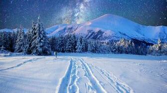 Snowy Mountain Wallpaper