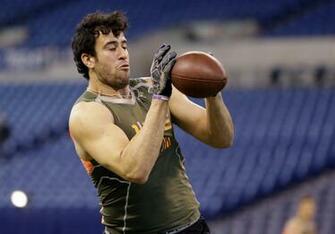 Tight Ends Working Out At The Combine Los Angeles Chargers