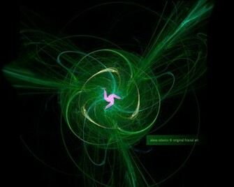 Heart Chakra Original Fractal Digital Art Mandala By Alexa Szlavics