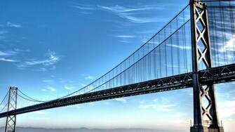 Bay Bridge Natural Landscape Wallpaper Full HD Desktop