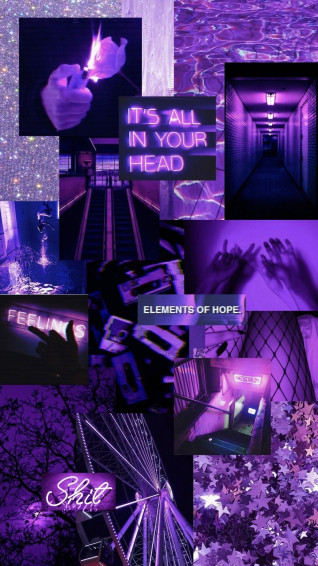 Dark Purple Aesthetic Wallpaper