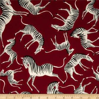 The Glam Pad Scalamandre Inspired Zebra Fabric On A Budget