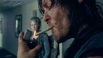 Carol Peletier Daryl Dixon Melissa Mcbride Norman Reedus Smoke